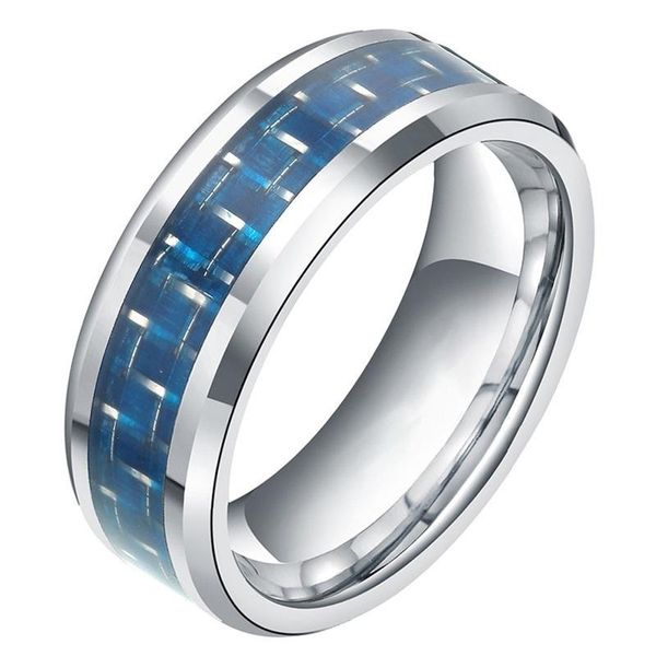 eamti men's tungsten ring 8mm carbide blue carbon fiber inlay wedding band engagement rings for women design, Slivery;golden
eamti men's tungsten ring 8mm carbide blue carbon fiber inlay wedding band engagement rings for women design, Slivery;golden