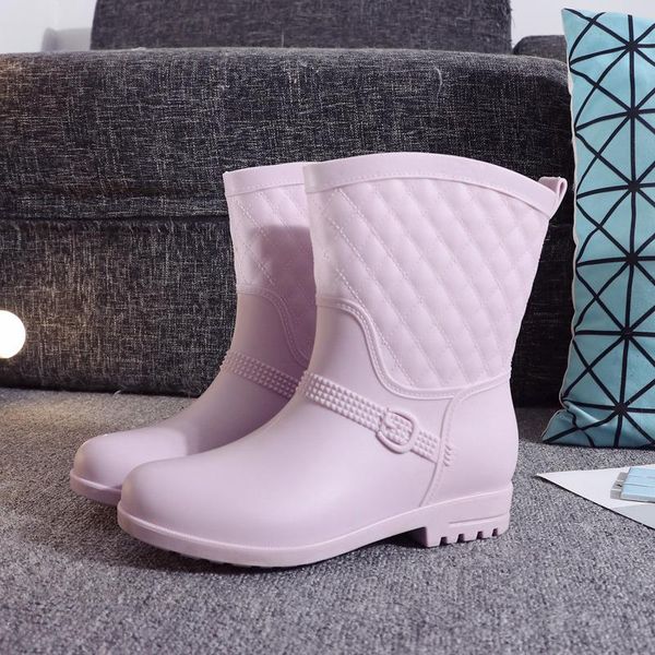 boots women fashion outdoor solid color rubber garden shoes high tube mid-calf waterproof non-slip work rain, Black
boots women fashion outdoor solid color rubber garden shoes high tube mid-calf waterproof non-slip work rain, Black