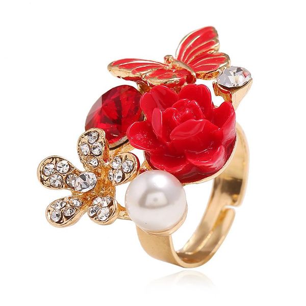cluster rings vintage colorful rhinestone charms pearl beads butterfly shaped adjustable ring for women fashion jewelry, Golden;silver
cluster rings vintage colorful rhinestone charms pearl beads butterfly shaped adjustable ring for women fashion jewelry, Golden;silver