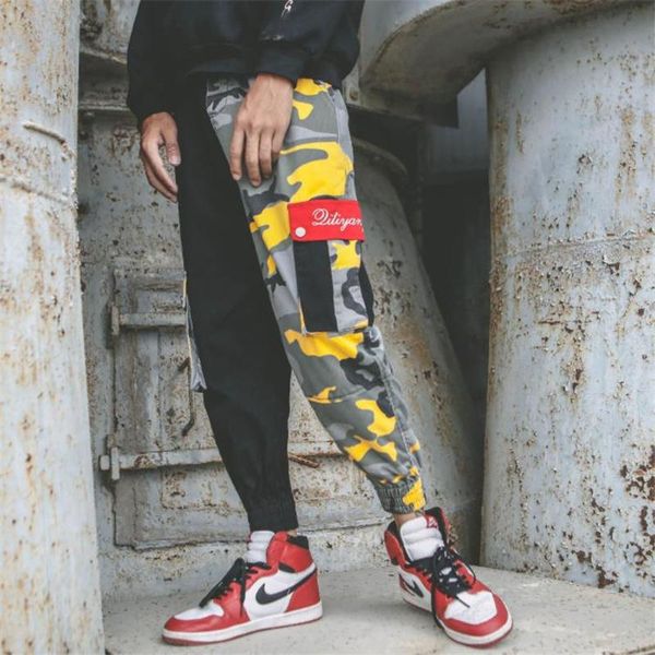 cargo pants camouflage men patchwork hip hop loose joggers pocket streetwear ankle length trousers techwear casual men's, Black
cargo pants camouflage men patchwork hip hop loose joggers pocket streetwear ankle length trousers techwear casual men's, Black