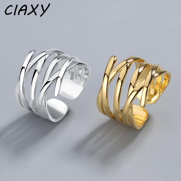cluster rings ciaxy 925 sterling silver geometric multi-layer cross for women opening ring 2021 neo-gothic style jewelry, Golden;silver
cluster rings ciaxy 925 sterling silver geometric multi-layer cross for women opening ring 2021 neo-gothic style jewelry, Golden;silver