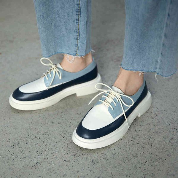 dress shoes qutaa mixed color square heel fashion women spring autumn genuine leather lace up ladies pumps size 34-39 nmm4, Black
dress shoes qutaa mixed color square heel fashion women spring autumn genuine leather lace up ladies pumps size 34-39 nmm4, Black
