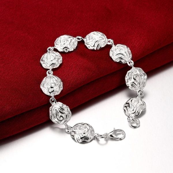 charm bracelets wholesale price full rose flower bracelet for women silver lobster buckle trendy jewelry, Golden;silver
charm bracelets wholesale price full rose flower bracelet for women silver lobster buckle trendy jewelry, Golden;silver