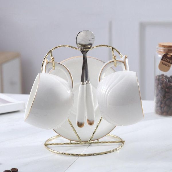 mugs european ceramic coffee cup women's suit high-end tea set household water mug with spoon cups and
mugs european ceramic coffee cup women's suit high-end tea set household water mug with spoon cups and
