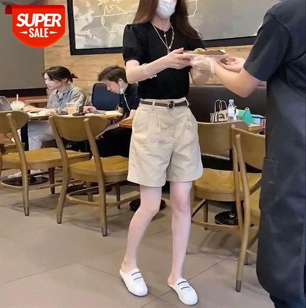 hepburn style, light cooked small short shorts two-piece suit #pg7z, Black;gray
hepburn style, light cooked small short shorts two-piece suit #pg7z, Black;gray