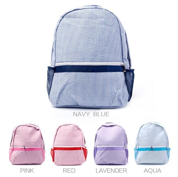 dhl50pcs backpack bag women men seersucker stripe printing school mix color bags
dhl50pcs backpack bag women men seersucker stripe printing school mix color bags