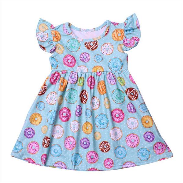 toddler for girls summer milk girl dress silk donut pattern chidlren cute flutter sleeve boutique clothes, Red;yellow
toddler for girls summer milk girl dress silk donut pattern chidlren cute flutter sleeve boutique clothes, Red;yellow