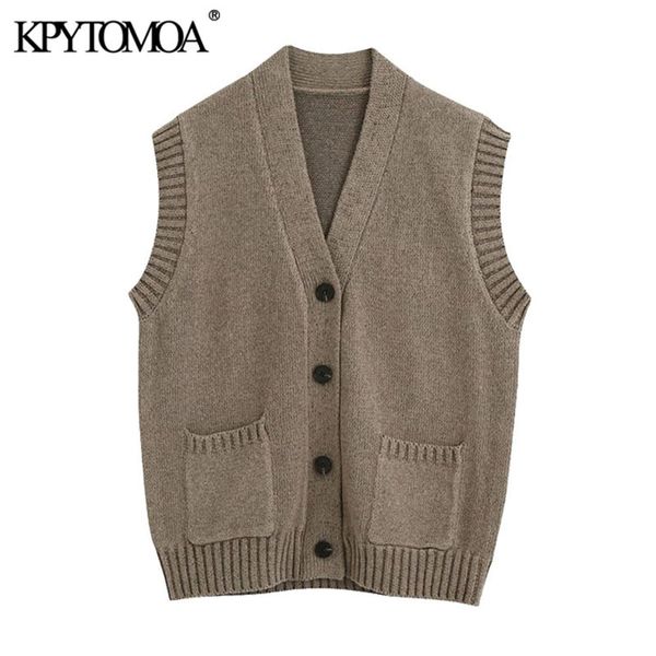 women fashion with pockets ribbed trims knitted waistcoat vintage v neck button-up female vest sweater chic 210416, White;black
women fashion with pockets ribbed trims knitted waistcoat vintage v neck button-up female vest sweater chic 210416, White;black