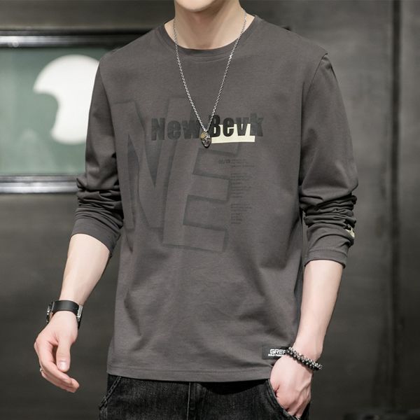men's 2021 new long sve bottoming shirt korean youth pure cotton round neck sweater spring and autumn versatile t-shirt, White;black
men's 2021 new long sve bottoming shirt korean youth pure cotton round neck sweater spring and autumn versatile t-shirt, White;black