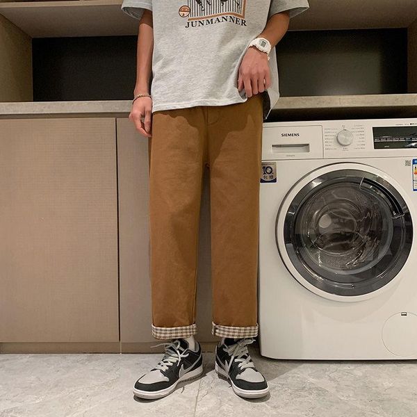 summer wide-leg pants men's fashion retro plaid men streetwear loose hip-hop straight-leg mens casual m-2xl, Black
summer wide-leg pants men's fashion retro plaid men streetwear loose hip-hop straight-leg mens casual m-2xl, Black