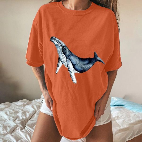 women t-shirts vintage fish ocean printed pattern casual short sleeve o-neck pullover cotton orange tee t shirt women's t-shirt 9w82, Black
women t-shirts vintage fish ocean printed pattern casual short sleeve o-neck pullover cotton orange tee t shirt women's t-shirt 9w82, Black