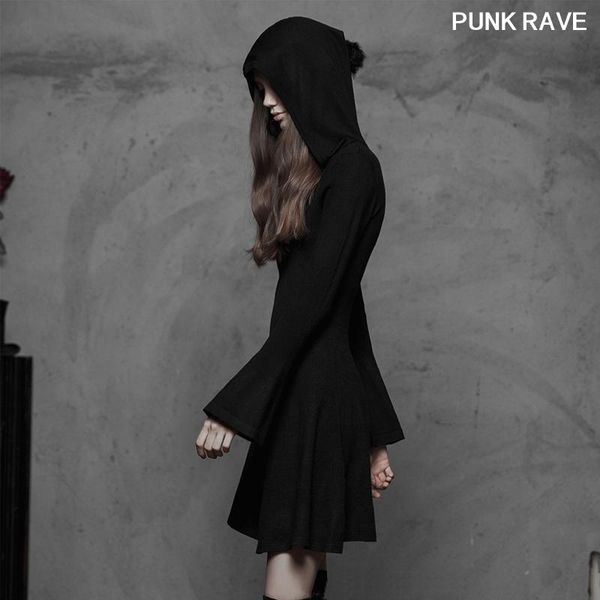 casual dresses punk classic heart decoration horn sleeve slim women hooded dress gothic witch warm woolen rave opm-103tmf, Black;gray
casual dresses punk classic heart decoration horn sleeve slim women hooded dress gothic witch warm woolen rave opm-103tmf, Black;gray