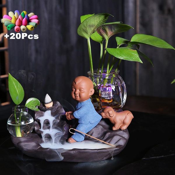 fragrance lamps +20incense zen led windproof waterfall backflow incense burner multi-function landscape ornament hydroponics green plant vas
fragrance lamps +20incense zen led windproof waterfall backflow incense burner multi-function landscape ornament hydroponics green plant vas