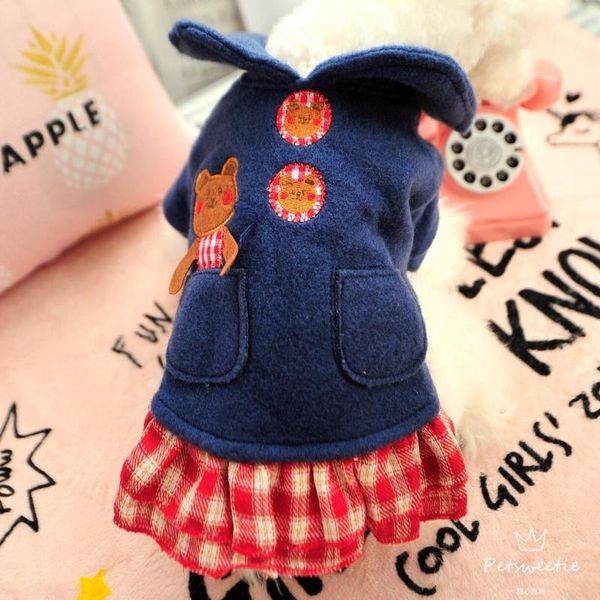dog apparel plaid skirt cute dresses for dogs autumn winter bear pet cat puppies animal bichon shih tzu drop accessory
dog apparel plaid skirt cute dresses for dogs autumn winter bear pet cat puppies animal bichon shih tzu drop accessory