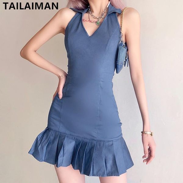 casual dresses 2021 women's summer slim mori girl fashion ruffle zipper suit collar halter v-neck street dress, Black;gray
casual dresses 2021 women's summer slim mori girl fashion ruffle zipper suit collar halter v-neck street dress, Black;gray