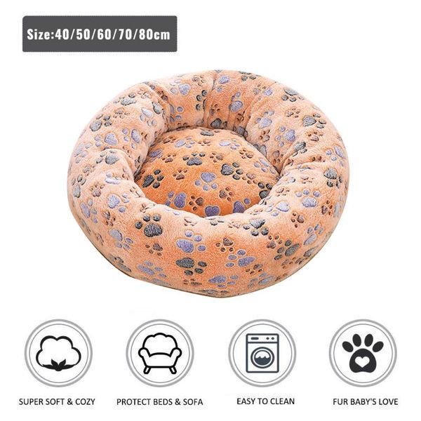 cat beds & furniture footprints round plush bed house pet dog for dogs products nest winter warm sleeping mat
cat beds & furniture footprints round plush bed house pet dog for dogs products nest winter warm sleeping mat