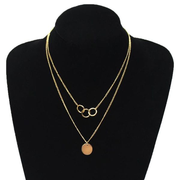 chains women circular chain pendant jewelry three-ring multilayer clavicle collar manufacturer wholesale xl179 personality, Silver
chains women circular chain pendant jewelry three-ring multilayer clavicle collar manufacturer wholesale xl179 personality, Silver