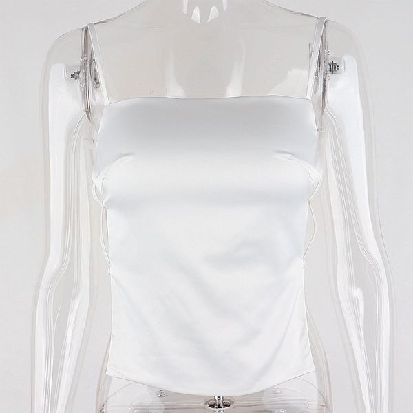 fashion solid white sleeveless bandage summer crop women baless chic straps cropped streetwearhigh quality
fashion solid white sleeveless bandage summer crop women baless chic straps cropped streetwearhigh quality