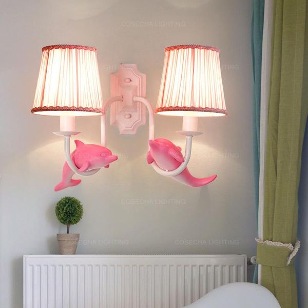 wall lamps pink lights with fabric shade for kids room cute blue babys decorative dolphin animal sconce
wall lamps pink lights with fabric shade for kids room cute blue babys decorative dolphin animal sconce