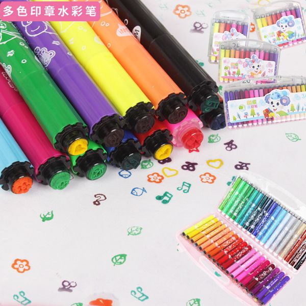 painting pens water large capacity box 24 36 painting brush heavy children seal water kindergarten watercolor pen, Black;red
painting pens water large capacity box 24 36 painting brush heavy children seal water kindergarten watercolor pen, Black;red