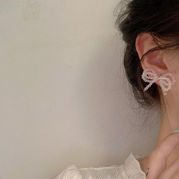 dangle & chandelier vsnow french vintage clear crystal bow-knot earring for women femme delicate hollow out beaded jewelry pendientes, Silver
dangle & chandelier vsnow french vintage clear crystal bow-knot earring for women femme delicate hollow out beaded jewelry pendientes, Silver