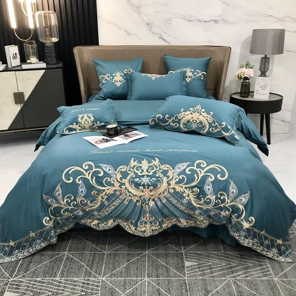 bedding sets luxury egyptian cotton blue set premium embroidery us king size 4pcs duvet cover bed sheet pillow shams
bedding sets luxury egyptian cotton blue set premium embroidery us king size 4pcs duvet cover bed sheet pillow shams