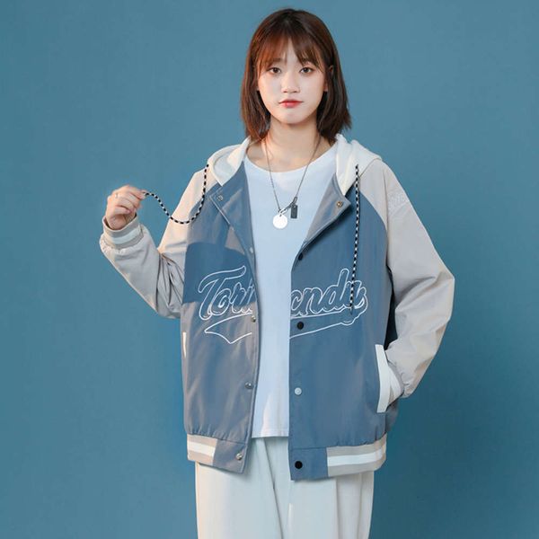 jacket women's fashion spring and autumn baseball suit salt fried street cardigan top, Black;brown
jacket women's fashion spring and autumn baseball suit salt fried street cardigan top, Black;brown