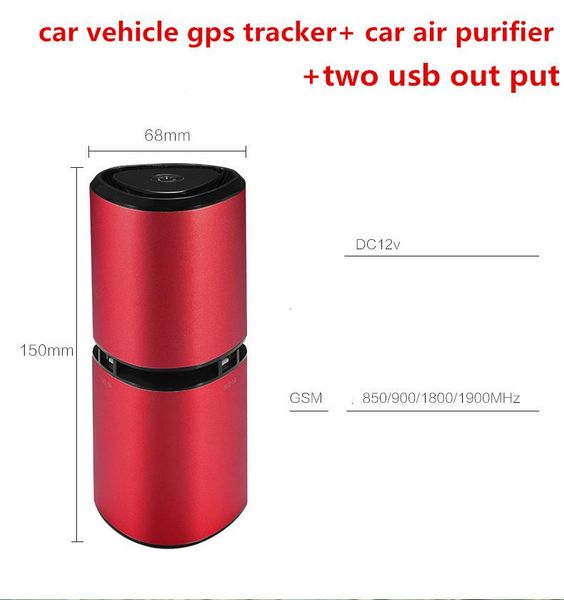 car gps & accessories tracker + air purifier together real time online tracking / listen in accessory for and with two usb out
car gps & accessories tracker + air purifier together real time online tracking / listen in accessory for and with two usb out