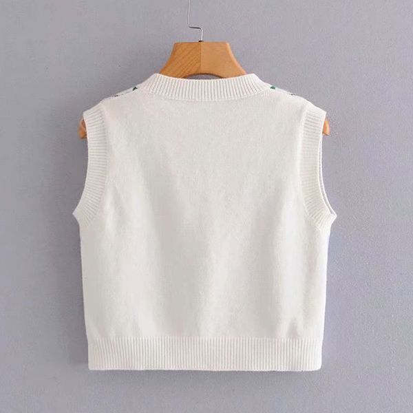sweaters fashion diamond plaid v-neck women's sweater sleeveless vintage loose layered vest chic female, White;black
sweaters fashion diamond plaid v-neck women's sweater sleeveless vintage loose layered vest chic female, White;black