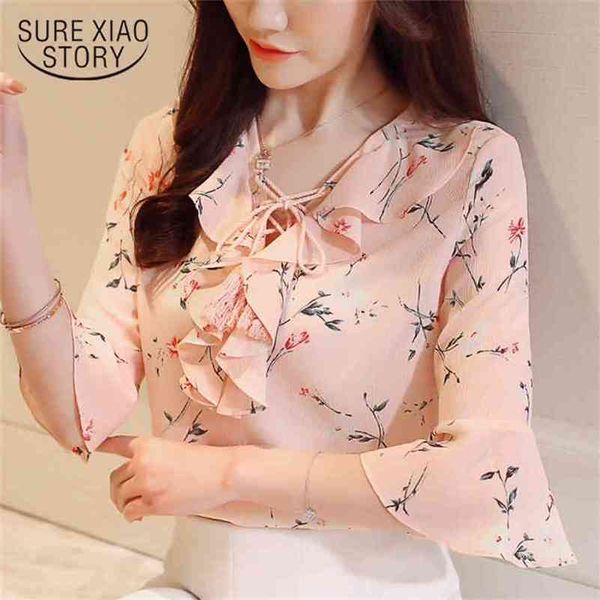fashion women blouses summer print chiffon blouse shirts flare sleeve s and 2989 50 210506, White
fashion women blouses summer print chiffon blouse shirts flare sleeve s and 2989 50 210506, White
