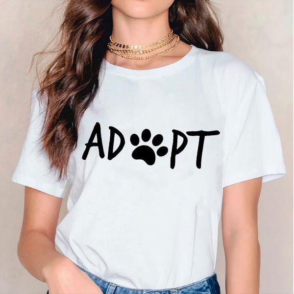 adopt cat dog print love womens t shirt cartoon 90s clothes tshirts ladies graphic female tee clothing, White
adopt cat dog print love womens t shirt cartoon 90s clothes tshirts ladies graphic female tee clothing, White