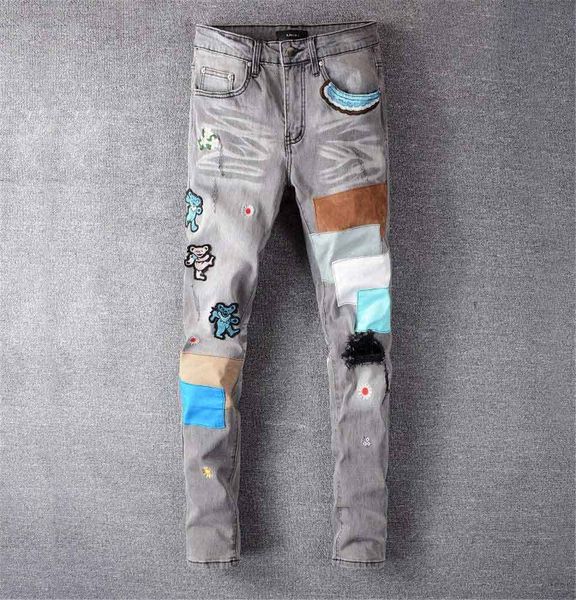 Classic Mens Jeans Hip Hop Stylist Pants Distressed Ripped Biker Slim Fit Motorcycle Denim Jean Size -40
Classic Mens Jeans Hip Hop Stylist Pants Distressed Ripped Biker Slim Fit Motorcycle Denim Jean Size -40