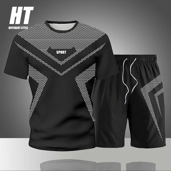 brand men's sportswear suit running short sleeve t-shirt+shorts quick dry breathable fitness sports set gyms sportswear male 5xl 210603, Gray
brand men's sportswear suit running short sleeve t-shirt+shorts quick dry breathable fitness sports set gyms sportswear male 5xl 210603, Gray