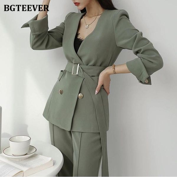 elegant women blazer suit autumn office ladies pant suits v-neck belted & pants 2021 work wear female sets women's blazers, White;black
elegant women blazer suit autumn office ladies pant suits v-neck belted & pants 2021 work wear female sets women's blazers, White;black
