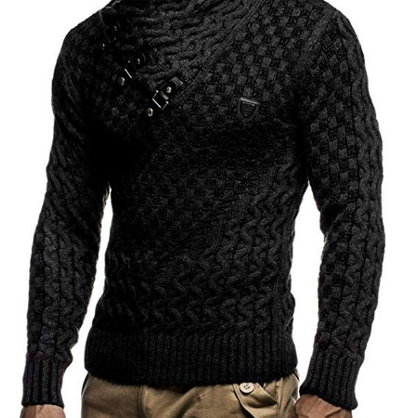 men's sweaters trendy solid color winter autumn warm pullover caual long sleeve high ne, White;black
men's sweaters trendy solid color winter autumn warm pullover caual long sleeve high ne, White;black