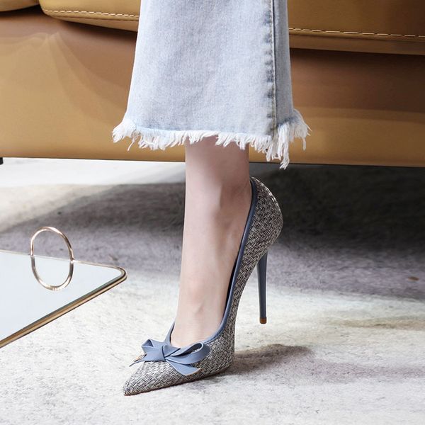 sandals bowknot pointed toe stiletto single shoes women's autumn 2021 all-match color matching banquet dress shallow mouth work sh, Black
sandals bowknot pointed toe stiletto single shoes women's autumn 2021 all-match color matching banquet dress shallow mouth work sh, Black