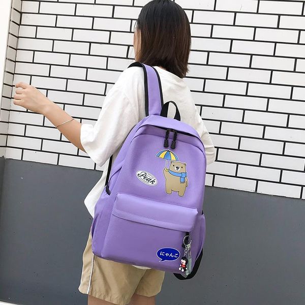 backpack 2021 women's student bag outdoor leisure ladies travel creative cute cartoon cat