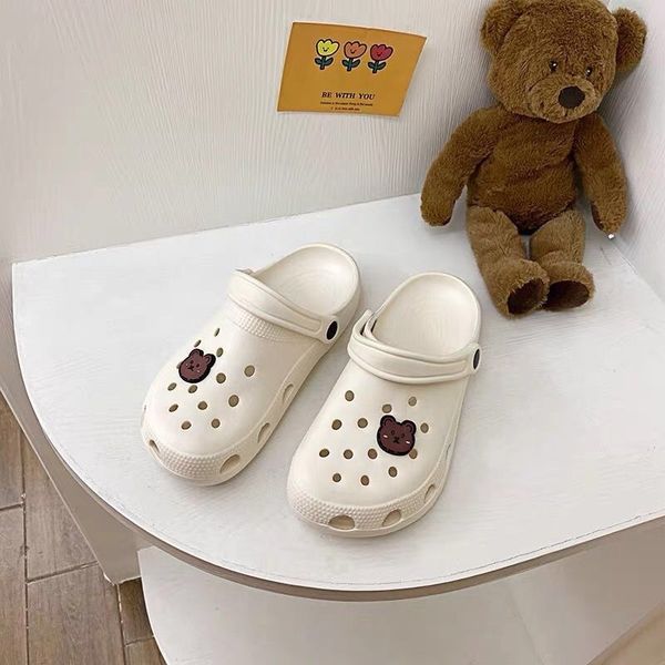 fashion ins fashion non-slip inverted slippers hole shoes cartoon soft pvc sandals, Black
fashion ins fashion non-slip inverted slippers hole shoes cartoon soft pvc sandals, Black