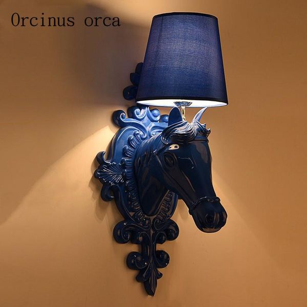wall lamp european resin horse head living room bedroom aisle bar modern minimalist creative bedside
wall lamp european resin horse head living room bedroom aisle bar modern minimalist creative bedside