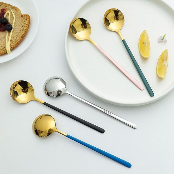 spoons 1pcs ice cream coffee tea spoon home kitchen tableware 19 cm stainless steel soup porridge with long handle
spoons 1pcs ice cream coffee tea spoon home kitchen tableware 19 cm stainless steel soup porridge with long handle