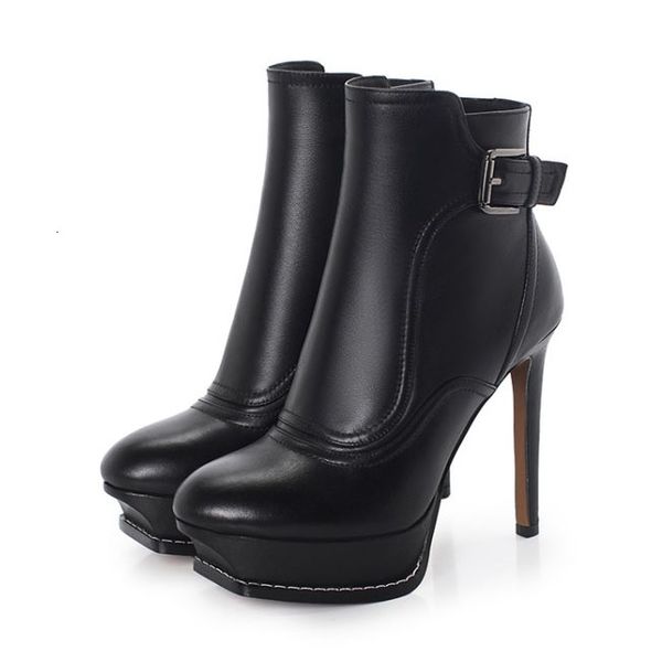 boots olomm female platform ankle cow leather boots stiletto round foot beautiful black women's nude shoes size eua 3-9.5 0atm
boots olomm female platform ankle cow leather boots stiletto round foot beautiful black women's nude shoes size eua 3-9.5 0atm