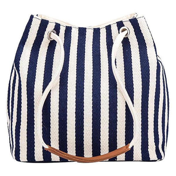 evening bags casual stripe pattern women's handbag bucket canvas handle drawstring female beach shopping bag fashion
evening bags casual stripe pattern women's handbag bucket canvas handle drawstring female beach shopping bag fashion