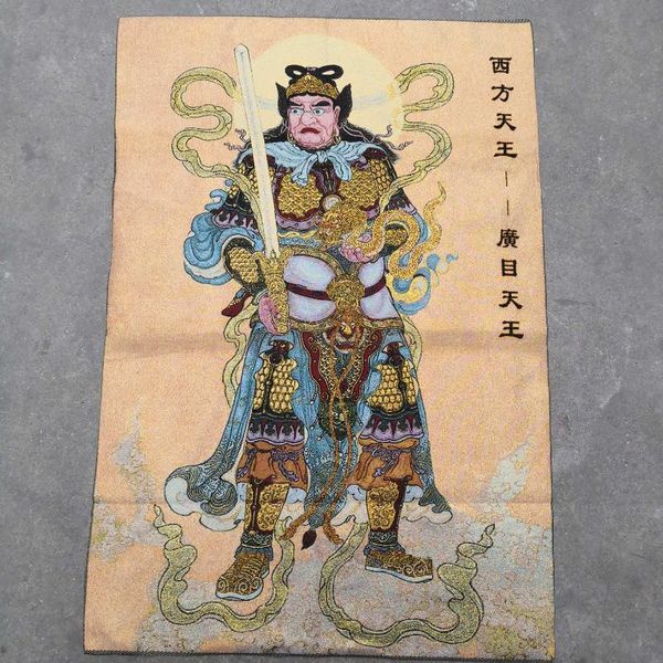 other arts and crafts the four heavenly kings of thangka, western king, huangmu king
other arts and crafts the four heavenly kings of thangka, western king, huangmu king
