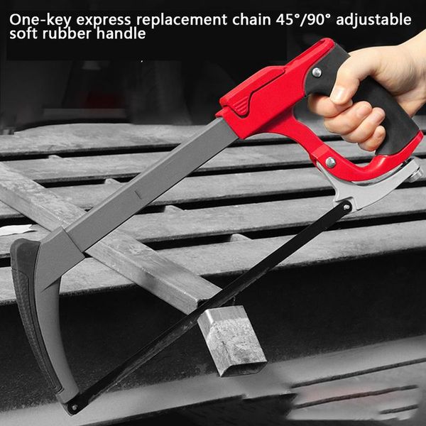 adjustable round tube hacksaw with aluminum frame, replaceable saw blades handles for cutting wood metal tools hand
adjustable round tube hacksaw with aluminum frame, replaceable saw blades handles for cutting wood metal tools hand
