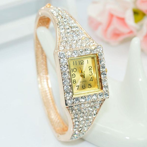 wristwatches bling watch women luxury crystal square rose gold shinning full diomand rhinestone bangle bracelet, Slivery;brown
wristwatches bling watch women luxury crystal square rose gold shinning full diomand rhinestone bangle bracelet, Slivery;brown
