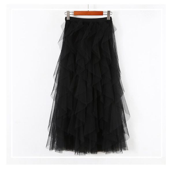 skirts summer chic irregular yarn tulle skirt women autumn 2021 sommer long chiffon tutu womens, Black
skirts summer chic irregular yarn tulle skirt women autumn 2021 sommer long chiffon tutu womens, Black