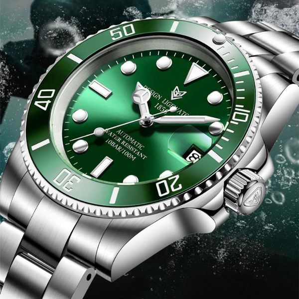 montre homme lige men automatic mechanical sapphire glass 41mm wristwatch stainless steel divers watch watches reloj hombre wristwatches, Slivery;brown
montre homme lige men automatic mechanical sapphire glass 41mm wristwatch stainless steel divers watch watches reloj hombre wristwatches, Slivery;brown