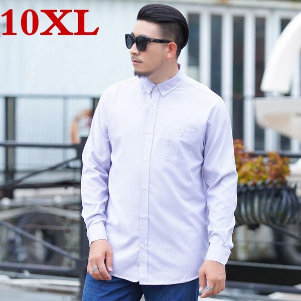 plus size 10xl 9xl mens long sleeve solid oxford dress shirt with left chest pocket high-quality male casual button shirts men's, White;black
plus size 10xl 9xl mens long sleeve solid oxford dress shirt with left chest pocket high-quality male casual button shirts men's, White;black