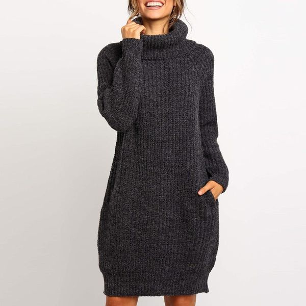 women's sweaters women turtleneck long sweater dress 2021 autumn winter warm knitted pullovers female casual sleeve black knitwear jump, White;black
women's sweaters women turtleneck long sweater dress 2021 autumn winter warm knitted pullovers female casual sleeve black knitwear jump, White;black