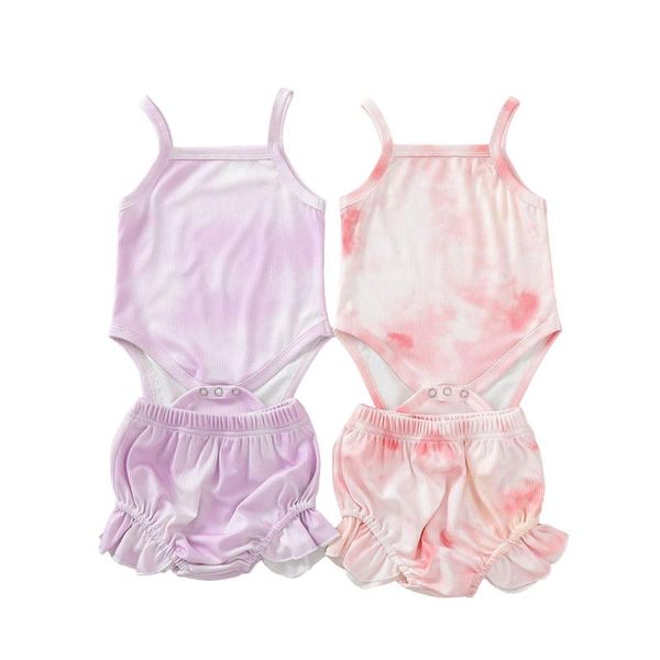 clothing sets baby girls tie-dye clothes set, sleeveless square collar sling romper + short pants with ruffles 2pcs outfits summer 0-24m, White
clothing sets baby girls tie-dye clothes set, sleeveless square collar sling romper + short pants with ruffles 2pcs outfits summer 0-24m, White